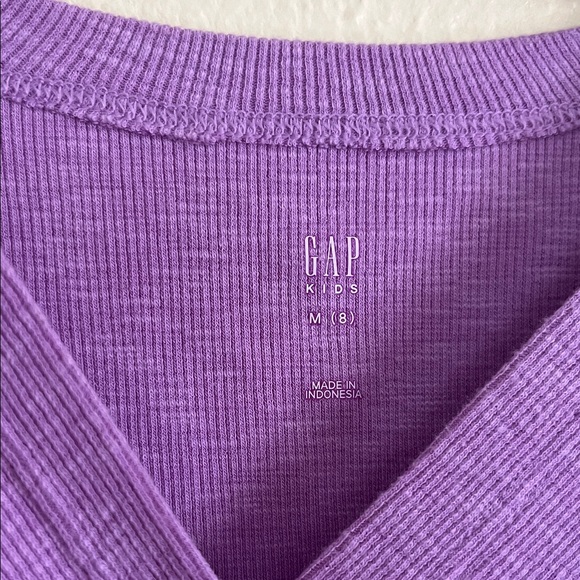 Purple Ruffled Girl's Top - Picture 2 of 4